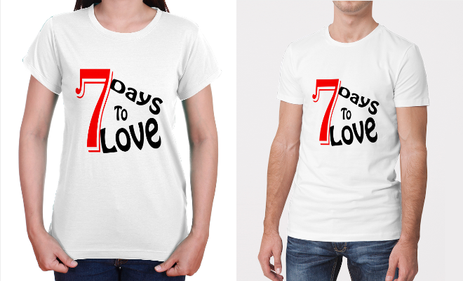 Áo thun thông điệp - 7 Days To Love Family - 5